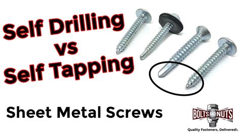 self tapping screws vs sheet metal screws|sheet metal screw size chart.